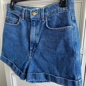 High waisted shorts